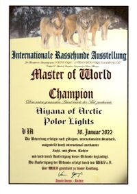 Aiyana 220130 Master of World Champion
